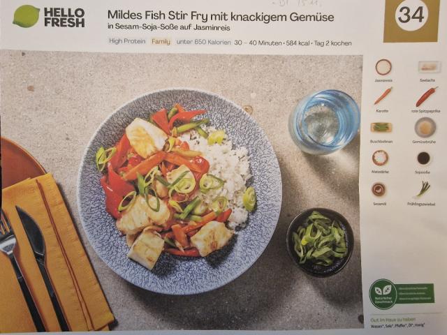 Mildes Fish Stir Fry mit knackigem Gemüse von Sonja1966 | Hochgeladen von: Sonja1966