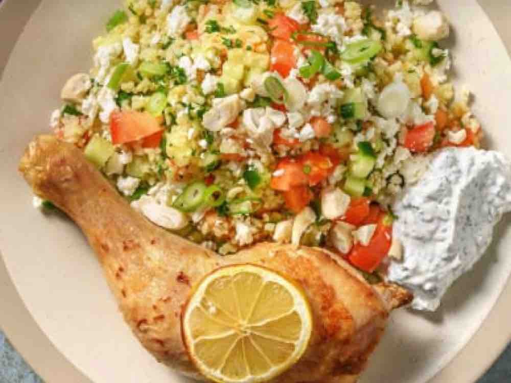 Zitronen-Hähnchenkeule mit Tabbouleh von Eileen2911 | Hochgeladen von: Eileen2911