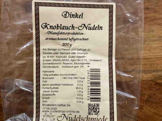 Dinkel Knoblauch-Nudeln von nada4 | Hochgeladen von: nada4