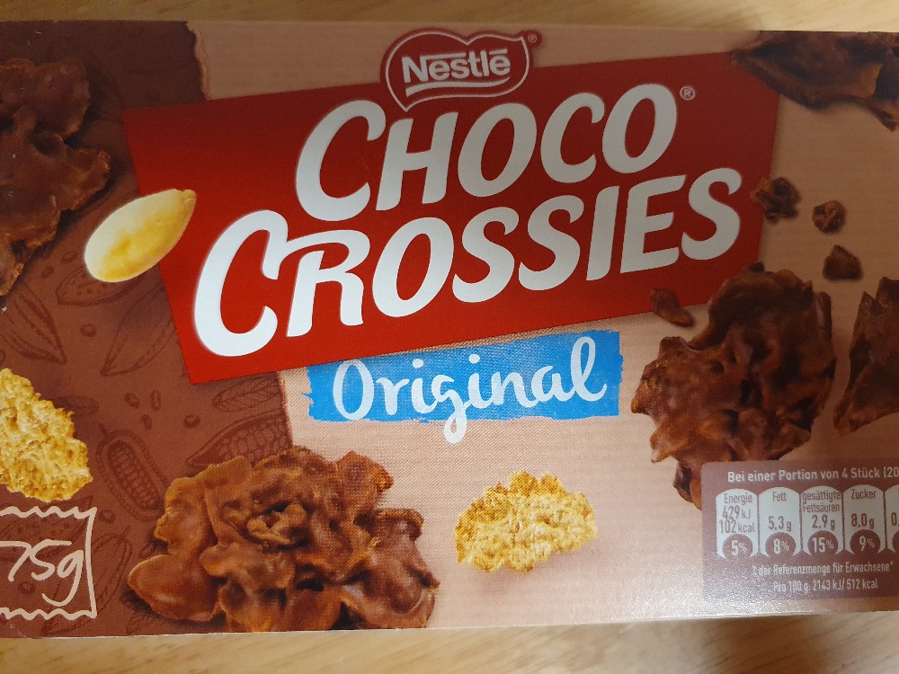 Nestlé, Choco Crossies, Original Kalorien - Neue Produkte - Fddb