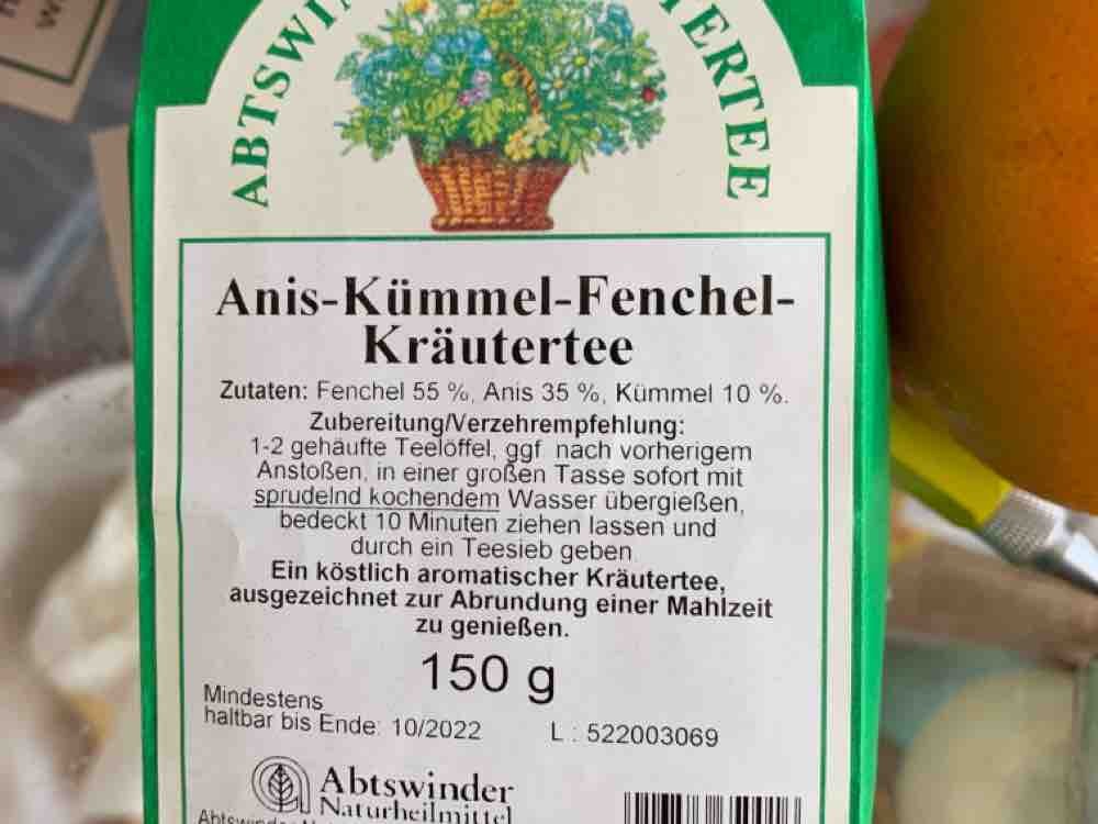 Anis-Kümmel-Fenchel-Tee von Kuemmus | Hochgeladen von: Kuemmus