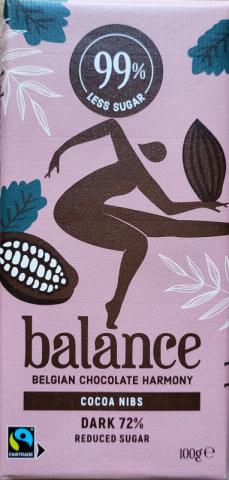 Balance Belgian Chocolate Harmony, Cocoa Nibs, Dark 72% | Hochgeladen von: swainn