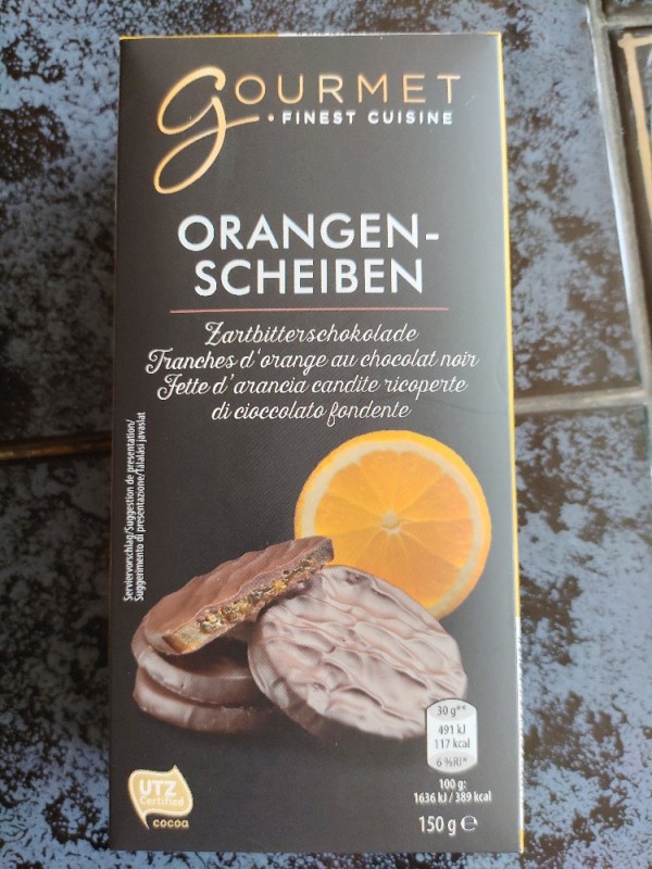 Kandierte Orangenscheiben mit Schokoladenberzug von Salzchips | Hochgeladen von: Salzchips