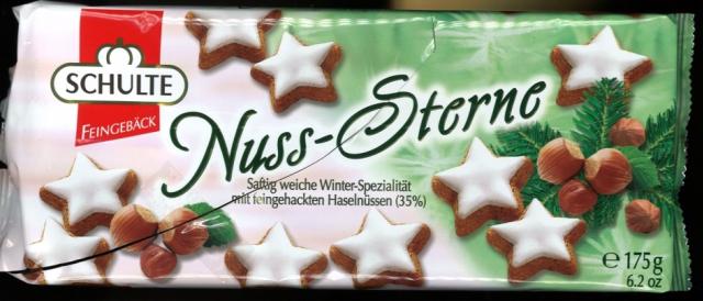 Nuss-Sterne, saftig weiche Winter-Spezialität mit feingehack | Hochgeladen von: panni64