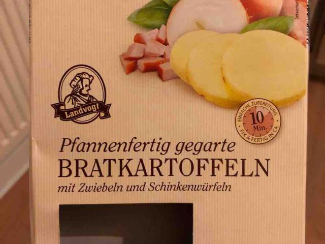 Pfannenfertig gegärte Bratkartoffeln , mit Zwiebeln und Schinken | Hochgeladen von: Bankiero