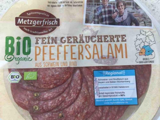 Bio Fein getäucherte Pfeffersalami  von wageneder479 | Hochgeladen von: wageneder479