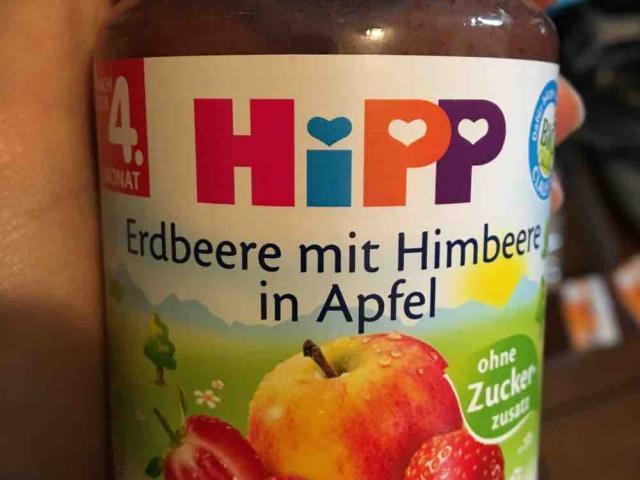 Erdbeere mit Himbeere in Apfel, ohne Zuckerzusatz ,190g von carl | Hochgeladen von: carlottasimon286