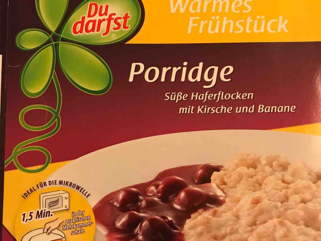Porridge - Süße Haferflocken mit Kirsche und Banane von internet | Hochgeladen von: internetobermacker