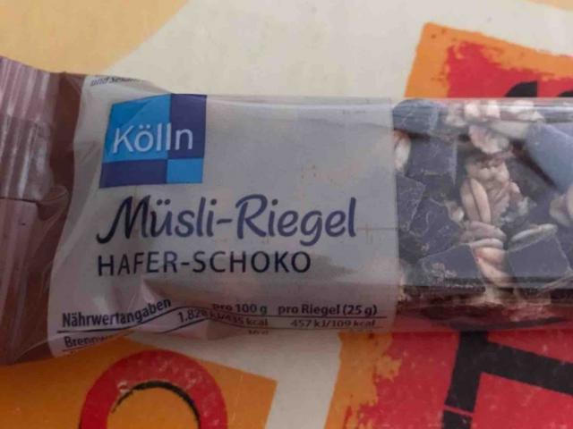 Kölln Müsli-Riegel HAFER-SCHOKO von heikomoo | Hochgeladen von: heikomoo