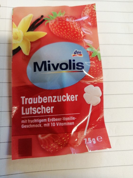 Traubenzucker Lutscher erdbeer vanille, 10 Vitamine  von Severin | Hochgeladen von: Severine77