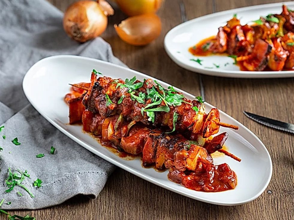 Schaschlik mit selbstgemachter Soße von Zestior | Hochgeladen von: Zestior Schaschlik mit selbstgemachter Soße von Zestior | Hochgeladen von: Zestior