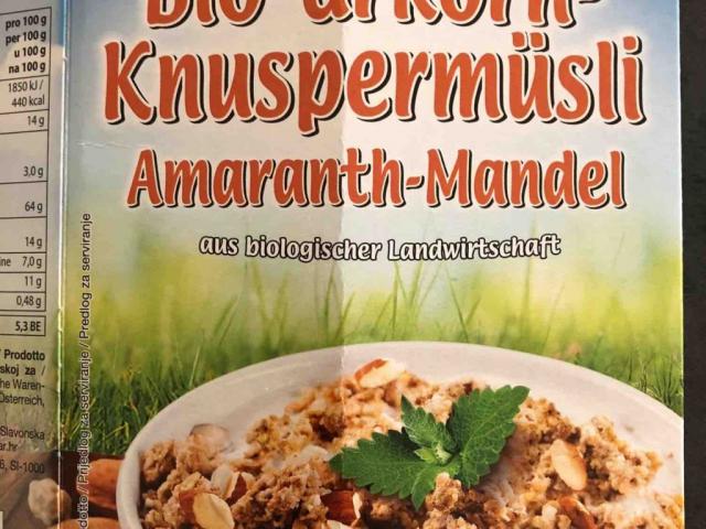 Bio-Urkorn-Knusperm?sli Amaranth-Mandel von kochnetwork979 | Hochgeladen von: kochnetwork979