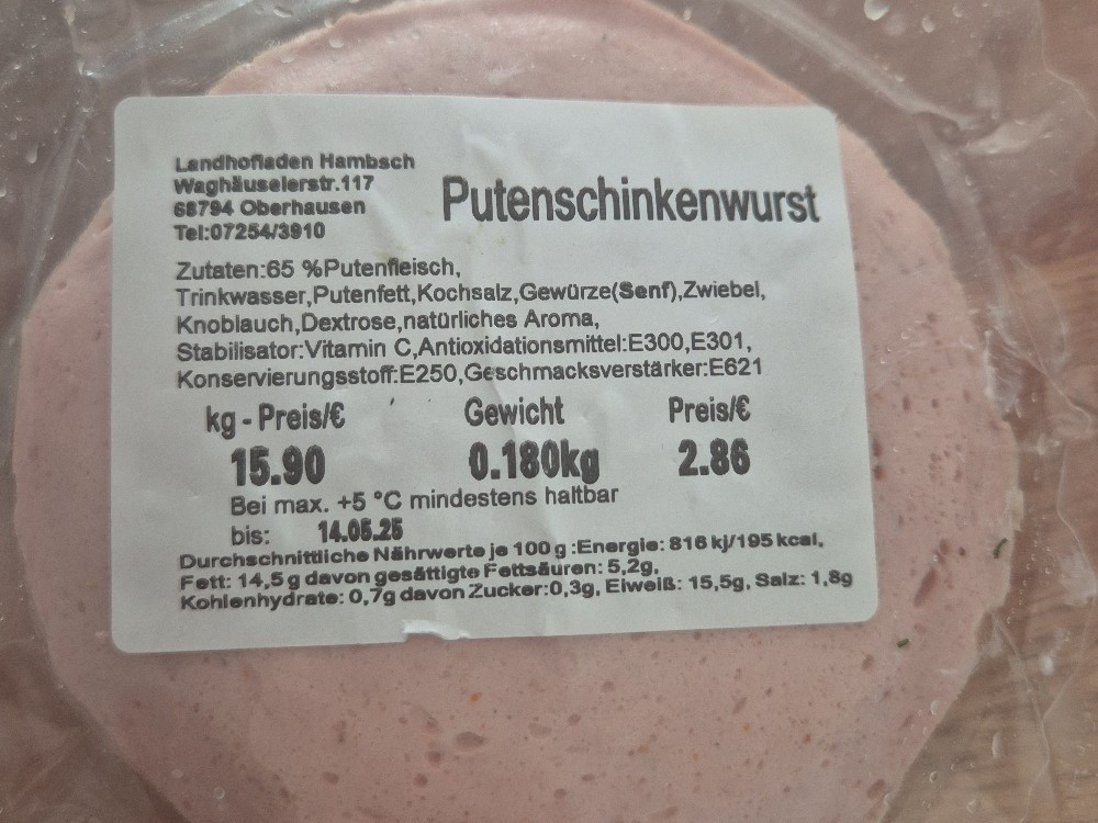 Putenschinkenwurst von Larissa Kasper | Hochgeladen von: Larissa Kasper Putenschinkenwurst von Larissa Kasper | Hochgeladen von: Larissa Kasper