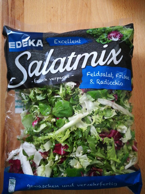Edeka Salatmix Excellent Feldsalat Frisee Radicchio Kalorien Salat Fddb