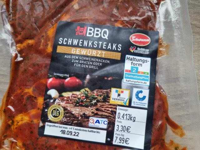 Schweinesteak gewürzt, BBQ  von HermineGranger | Hochgeladen von: HermineGranger