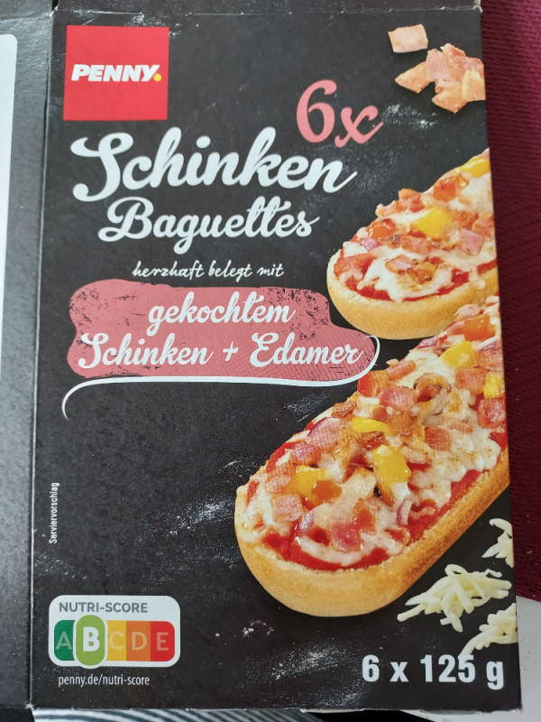 Schinken Baguette, gekochtem Schinken + Edamer von BellaLia87 | Hochgeladen von: BellaLia87