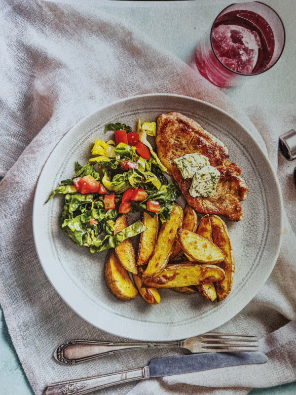 Schweinelachssteak mit frischer Estragonbutter von dennissueren2 | Hochgeladen von: dennissueren218