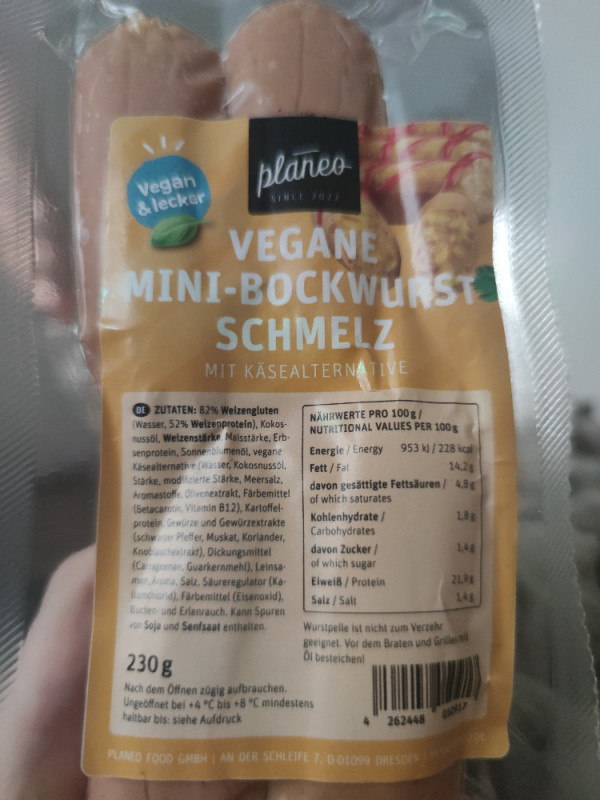 Vegane Mini-Bockwurst Schmelz, mit Käsealternative von m_thammy | Hochgeladen von: m_thammy