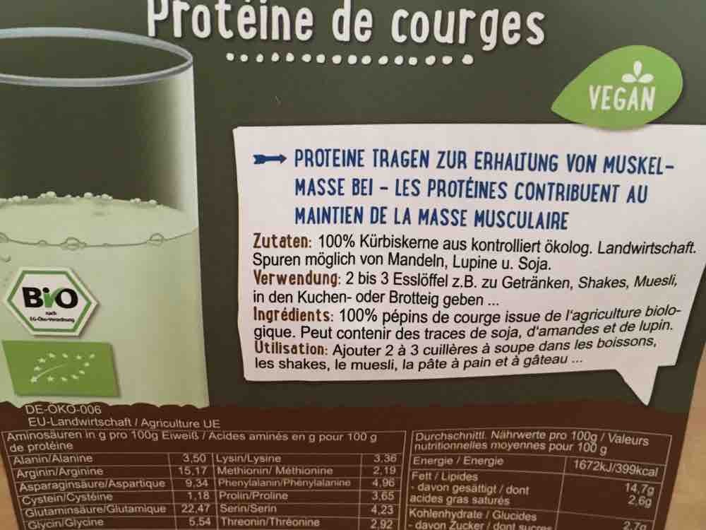 Bio Kürbiskernprotein , 58% Proteingehalt von Lewi | Hochgeladen von: Lewi