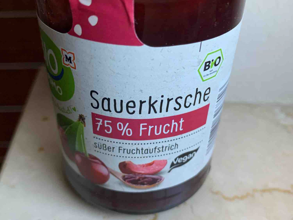 Sauerkirsch Fruchtaufstrich 75% von Anpax | Hochgeladen von: Anpax