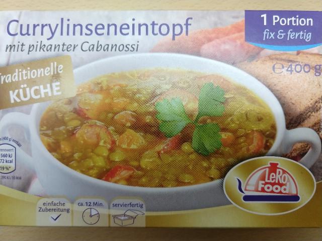 Currylinseneintopf, mit pikanter Cabanossi von J.Johannsen | Hochgeladen von: J.Johannsen