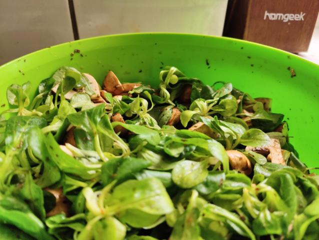 Feldsalat, Gurke, Pilze Bowl von Talha Tüfekci | Hochgeladen von: Talha Tüfekci