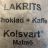 Lakrits choklad + Kaffe (Lakritz), Kolsvart Malmö von Bee08807 | Hochgeladen von: Bee08807