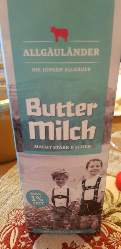 Butter Milch, max. 1 % Fett von andreachein617 | Hochgeladen von: andreachein617