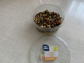 Linsen Karotten Salat, Mit  Bulgur und Hummus | Hochgeladen von: rks