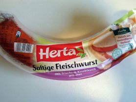 Herta Saftige Fleischwurst Mit Knoblauch Kalorien Wurst Und Fleischwaren Fddb