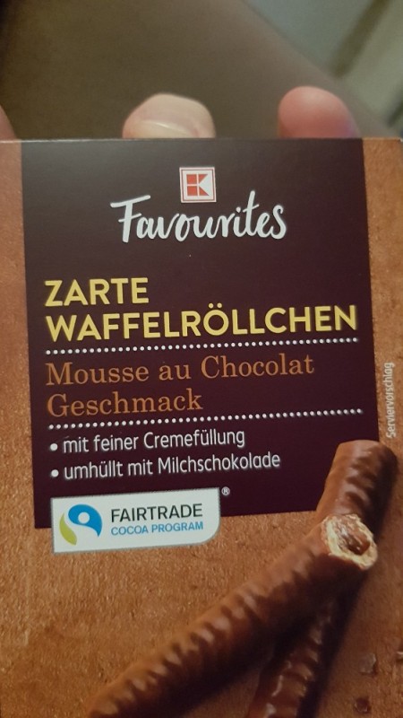 Favourites zarte Waffelröllchen Mousse au Chocolat Geschmack, mi | Hochgeladen von: BorMan