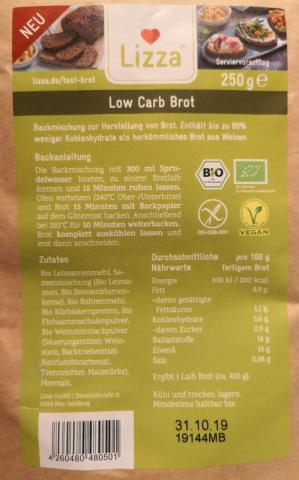 Neue Naehrwerte Lizza Low Carb Brot | Hochgeladen von: roberto.fddb