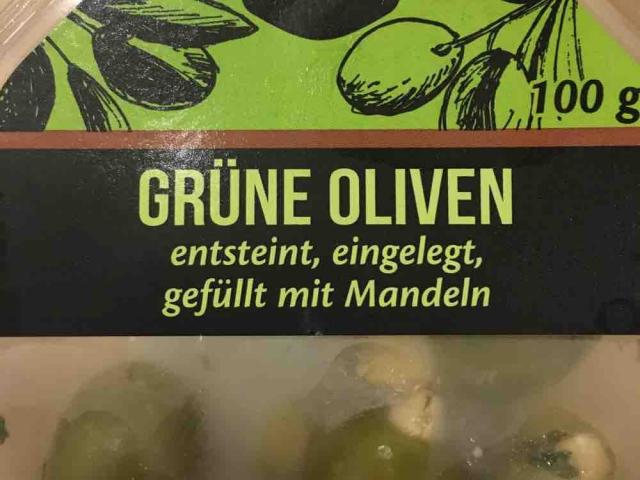 grüne Oliven, entsteint,  eingelegt,  gefüllt mit Mandeln von Li | Hochgeladen von: LikeN00b