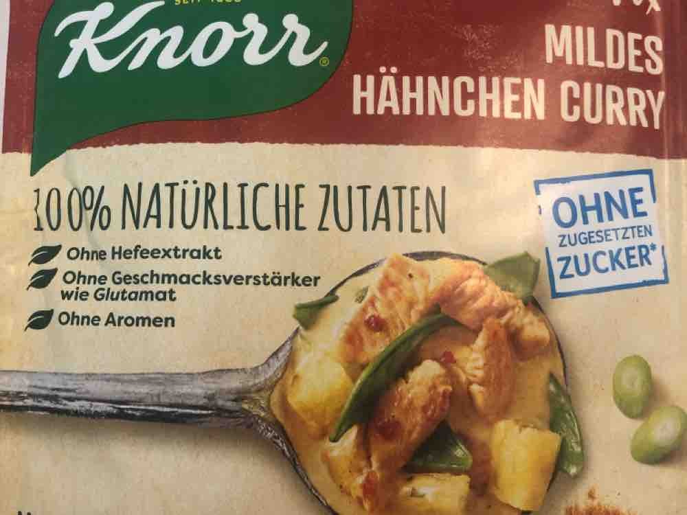 Knorr, Fix - Mildes Hähnchen Curry, 100% natürliche Zutaten, ohne ...