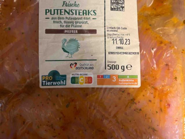 frische  Putensteaks, flüssig gewürzt Pfeffer von kelbwarin | Hochgeladen von: kelbwarin