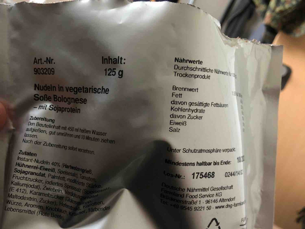 Nudel in vegetarischer Soße Bolognese mit Sojaprotein von DanRni | Hochgeladen von: DanRniw