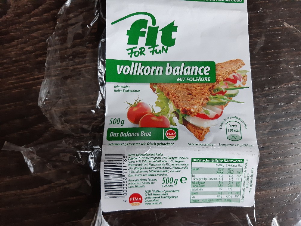 Fit for Fun Vollkorn Balance , mit Folsäure von Anne68J | Hochgeladen von: Anne68J
