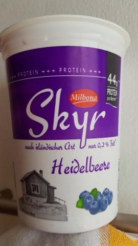 Milbona Skyr Heidelbeere, 0,2 % Fett von sabine590 | Hochgeladen von: sabine590