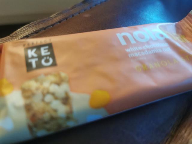 Perfect Keto Nola Bar, white chocolate macadamia by cannabold | Uploaded by: cannabold