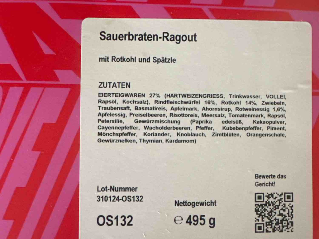 Sauerbraten-Ragout von Ralf79 | Hochgeladen von: Ralf79
