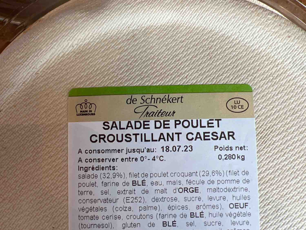 Salade de poulet Croustillant caesar von WagAn180 | Hochgeladen von: WagAn180