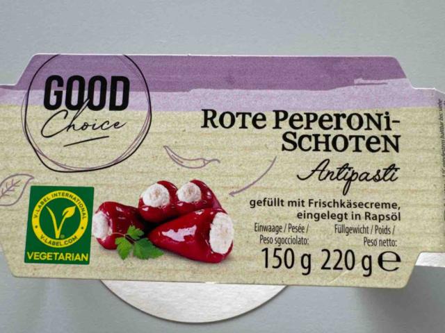 Rote Peperoni-Schoten, gefüllt mit Frischläse by Marronii | Hochgeladen von: Marronii