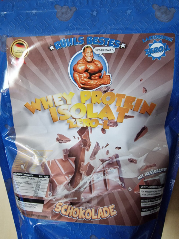 Whey Protein Isolat Zero-L Schokolade von Nubysan | Hochgeladen von: Nubysan