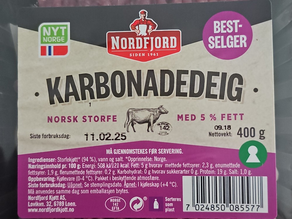 Karbonadedeig, 5% Fett von Reii | Hochgeladen von: Reii