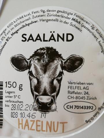 Saaländ yoghurt, Hazelnut von Schafgesang | Hochgeladen von: Schafgesang