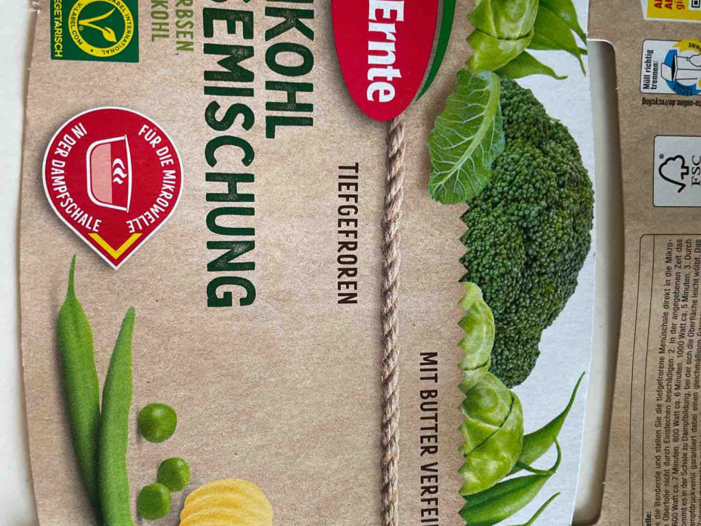 Rosenkohl Gemüsemischung, mit Brechbohnen, Erbsen, Broccoli und  | Hochgeladen von: Cookiepookie