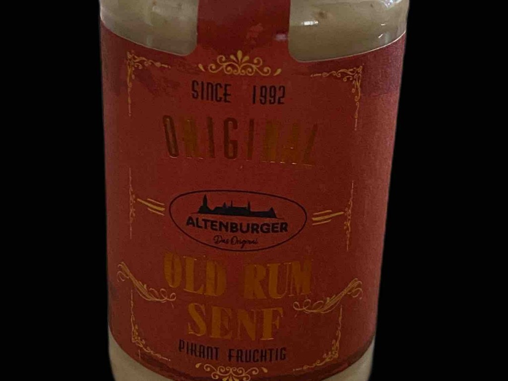Old Rum Senf, pikant, fruchtig von Fungus | Hochgeladen von: Fungus