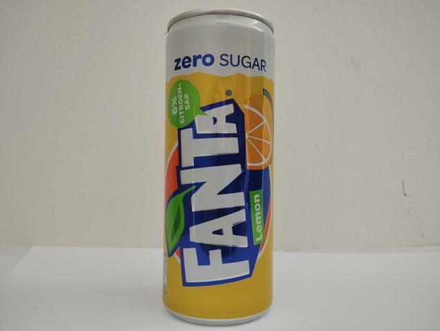 Fanta - Lemon: Zero Sugar, 6% Citroen Sap, Zitrone | Hochgeladen von: micha66/Akens-Flaschenking