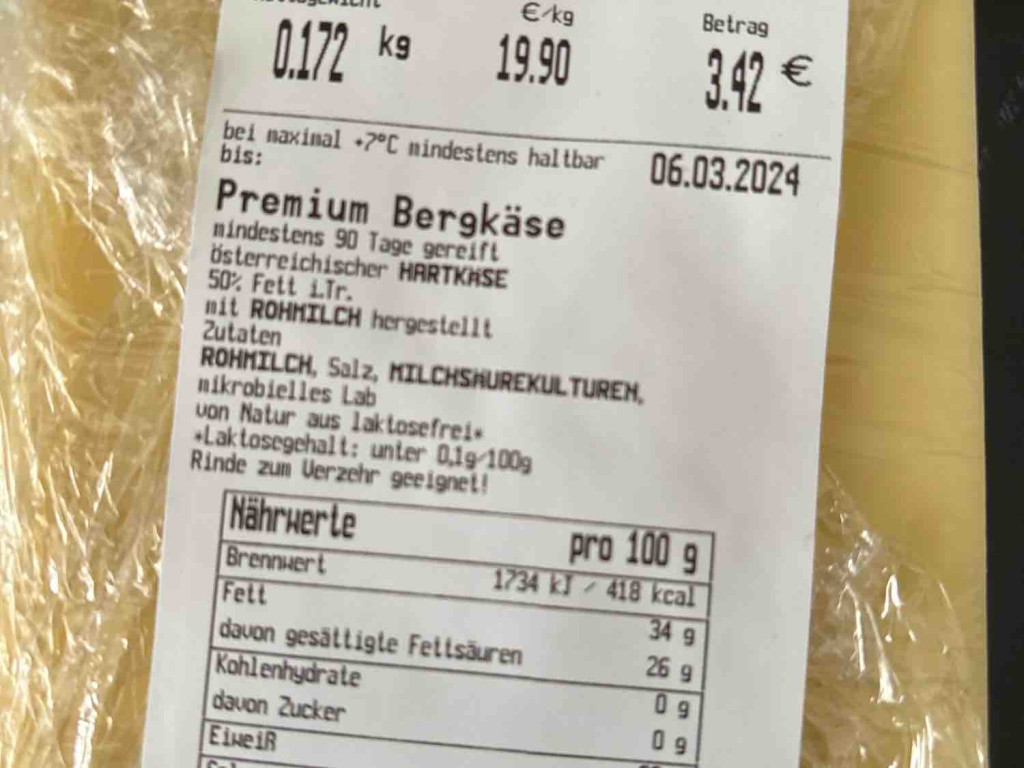 Bergkäse, 50% Fett von mesutkaplan | Hochgeladen von: mesutkaplan