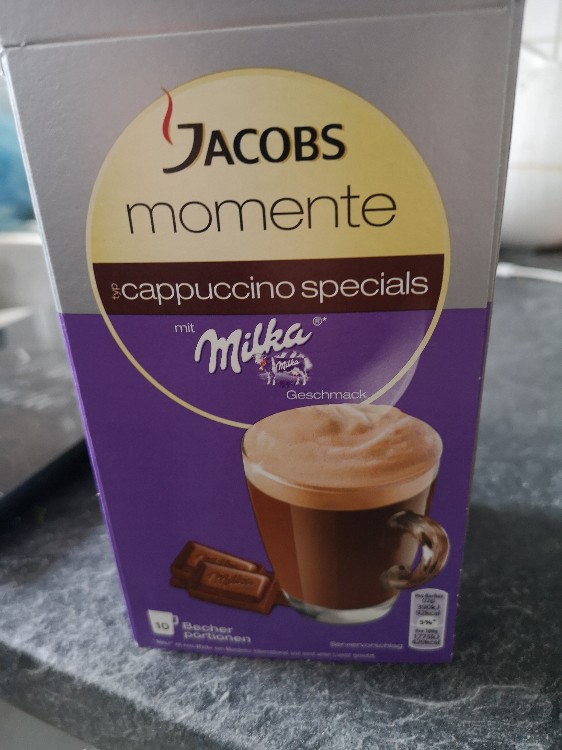 Jakobs Momente Cappuccino Specials, mit Milka Geschmack (Becherp | Hochgeladen von: Maniacs05